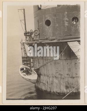 Virginia - Shoal di Thimble. Thimble Shoal Light Station, Virginia. Condizioni, Thimble Shoal L.H., dall'angolo SW del ponte Old Lt. House. Foto Stock