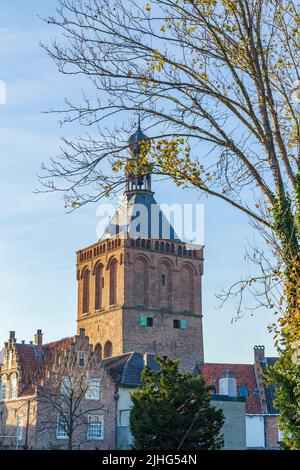 Porta della città che entra nel centro di Culemborg, comune di Gelderland nei Paesi Bassi Foto Stock