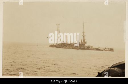 Florida - Wrecks. Relitto della nave da guerra Massachusetts. Stazione di ripresa a sud-ovest di 200 metri. Foto Stock