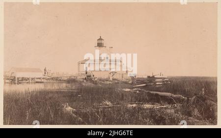 Mississippi - East Pascagoula River. East Pascagoula River Light Station, Mississippi. Foto Stock