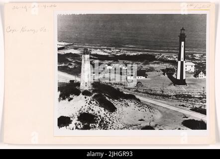Virginia - Capo Henry. Cape Henry Light Station, Virginia. Foto Stock