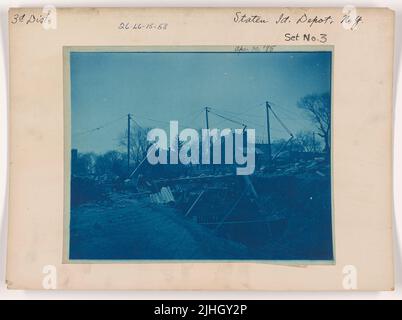 NY - Staten Island. Staten Island Depot, New York. Foto Stock