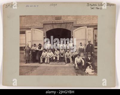 NY - Staten Island. Staten Island Depot, New York. Foto Stock