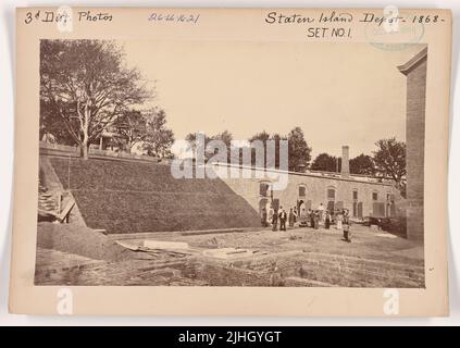 NY - Staten Island. Staten Island Depot, New York. Foto Stock