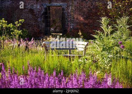 RHS Bridgewater a Worsley, Salford. Il Paradise Garden Foto Stock