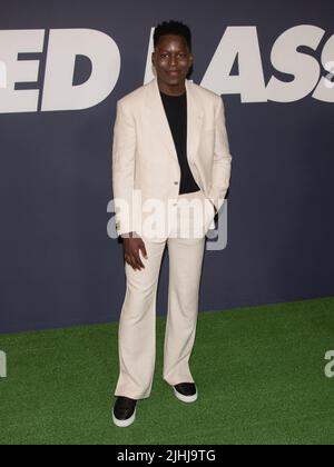 18 luglio 2022, Beverly Hills, California, Stati Uniti d'America: Toheeb Jimoh partecipa alla proiezione speciale della FYC di ''Ted lasso' di Apple TV+ (Credit Image: © Billy Bennight/ZUMA Press Wire) Foto Stock