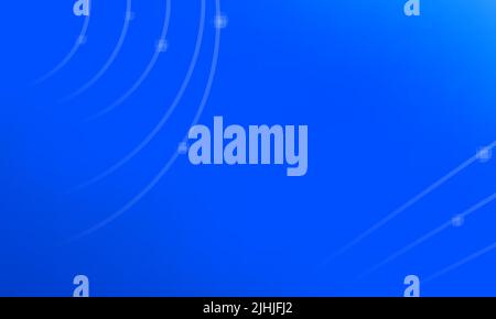 Sfondo geometrico astratto - blu con linee lucide Illustrazione Vettoriale