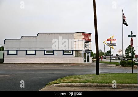 Litchfield Museum and Route 66 Welcome Center, Litchfield, Illinois, Stati Uniti d'America Foto Stock