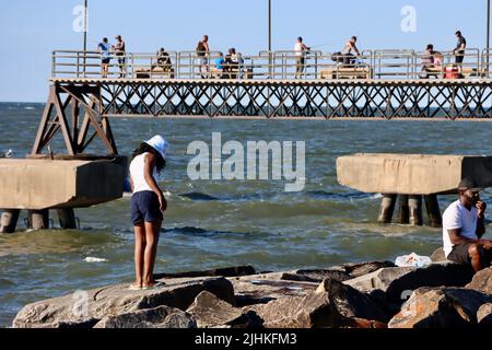 Edgewater Beach di Cleveland, giugno 2022 Foto Stock