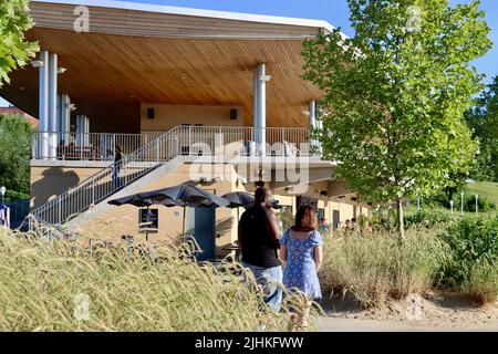 Edgewater Beach di Cleveland, giugno 2022 Foto Stock