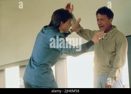 TOM CRUISE, Dustin Hoffman, RAIN MAN, 1988 Foto Stock