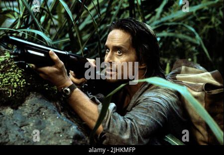 MICHAEL DOUGLAS, Romancing la pietra, 1984 Foto Stock