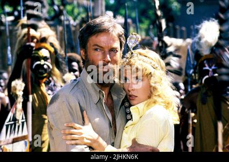 RICHARD CHAMBERLAIN, Sharon Stone, King Solomon's Mines, 1985 Foto Stock