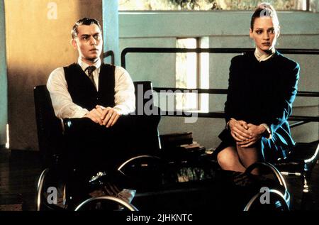 JUDE LAW, Uma Thurman, GATTACA, 1997 Foto Stock