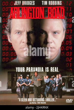 JEFF BRIDGES, TIM ROBBINS POSTER, Arlington Road, 1999 Foto Stock