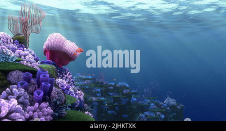 LA BARRIERA CORALLINA, TROVANDO NEMO, 2003 Foto Stock