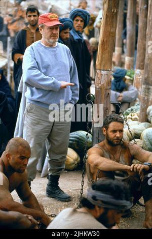 RIDLEY SCOTT, Russell Crowe, gladiator, 2000 Foto Stock