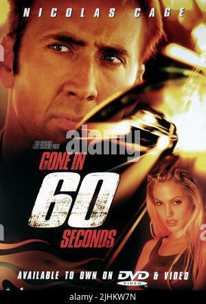 NICOLAS CAGE, ANGELINA JOLIE POSTER, andato in 60 secondi, 2000 Foto Stock