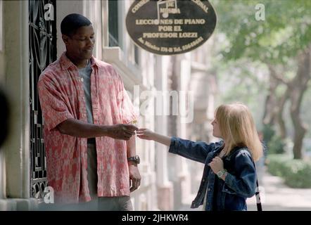 DENZEL WASHINGTON, Dakota Fanning, uomo su incendio, 2004 Foto Stock