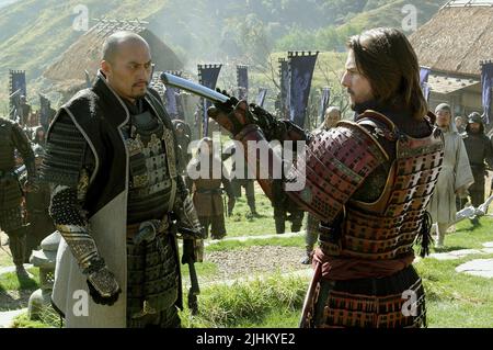 KEN WATANABE, TOM CRUISE, l'ULTIMO SAMURAI, 2003 Foto Stock