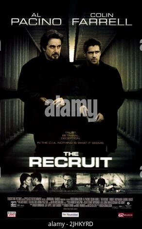 AL PACINO, Colin Farrell, la recluta, 2003 Foto Stock