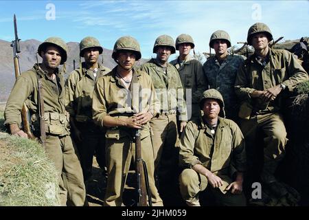 MARK RUFFALO, ADAM BEACH, MARTIN HENDERSON, Nicolas Cage, NOAH EMMERICH, BRIAN VAN HOLT, WINDTALKERS, 2002 Foto Stock