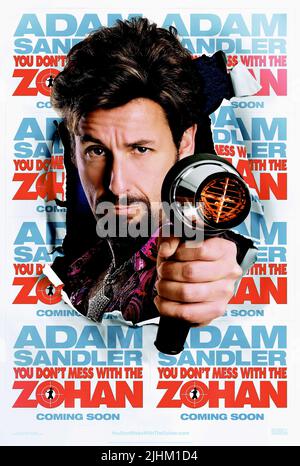 ADAM SANDLER POSTER, non scompigliate con lo Zohan, 2008 Foto Stock