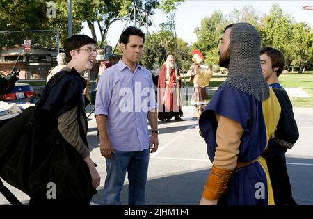 CHRISTOPHER MINTZ-PLASSE, Paul Rudd, modelli di ruolo, 2008 Foto Stock