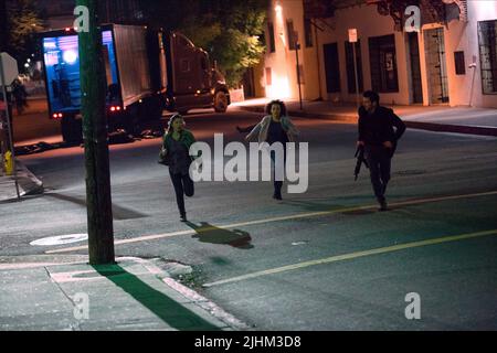 CARMEN EJOGO ZOE ANIMA, FRANK GRILLO, lo spurgo: anarchia, 2014 Foto Stock