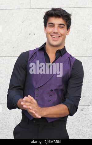 Madrid, Spagna. 19th luglio 2022. Oscar Casas assiste alla fotocellula 'Hollyblood' all'hotel Urso di Madrid. Credit: SOPA Images Limited/Alamy Live News Foto Stock