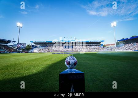 Odense, Danimarca. 18th luglio 2022. Il Parco Naturale dell'energia è pronto per la partita Superliga del 3F tra Odense Boldklub e FC Nordsjaelland a Odense. (Photo Credit: Gonzales Photo/Alamy Live News Foto Stock