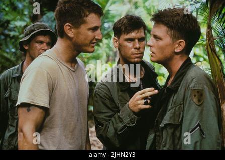 SEAN PENN, Michael J. Fox, delle vittime di guerra, 1989 Foto Stock