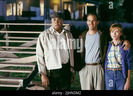 JAMES Earl Jones, Kevin Costner, AMY MADIGAN, campo di sogni, 1989 Foto Stock