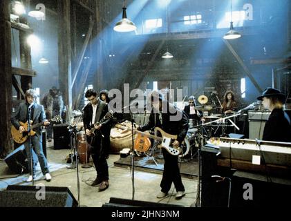 PAUL MCCARTNEY, Ringo Starr, LINDA MCCARTNEY, dare i miei saluti a BROAD STREET, 1984 Foto Stock