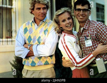 TED MCGINLAY, JULIA MONTGOMERY, ROBERT CARRADINE, LA VENDETTA DEI NERDS, 1984 Foto Stock