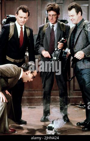 RICK MORANIS, Bill Murray, Harold Ramis, Dan Aykroyd, Ghostbusters II, 1989 Foto Stock