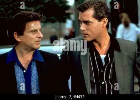 JOE PESCI, Ray Liotta, GOODFELLAS, 1990 Foto Stock