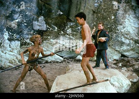 CHRIS FURRH, BALTHAZAR GETTY, DANUEL PIPOLY, SIGNORE DELLE MOSCHE, 1990 Foto Stock