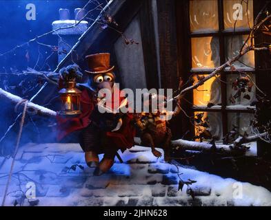Il grande GONZO, RIZZO il ratto, il MUPPET CHRISTMAS CAROL, 1992 Foto Stock