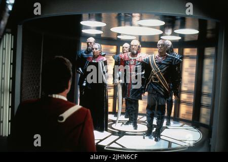 WILLIAM SHATNER, CHRISTOPHER PLUMMER, STAR TREK VI: il paese sconosciuto, 1991 Foto Stock