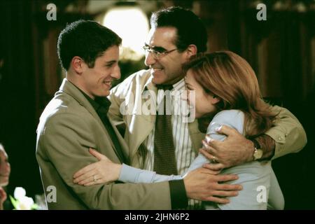 JASON BIGGS, Eugene Levy, Alyson Hannigan, AMERICAN WEDDING, 2003 Foto Stock