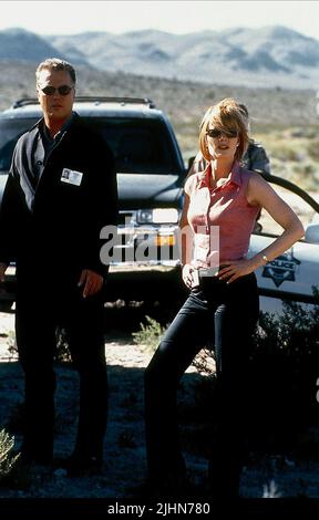 WILLIAM L. PETERSEN, MARG HELGENBERGER CSI - Scena del Crimine inchiesta, 2000 Foto Stock