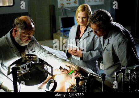 ROBERT DAVID HALL, MARG HELGENBERGER, William L. PETERSEN, CSI: SCENA DEL CRIMINE, 2000 Foto Stock