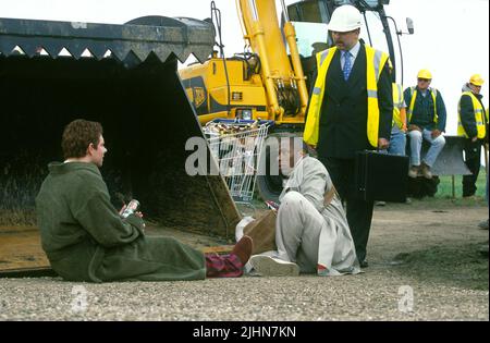 MARTIN FREEMAN, MOS DEF, Steve Pemberton, la guida del hitchhiker alla galassia, 2005 Foto Stock