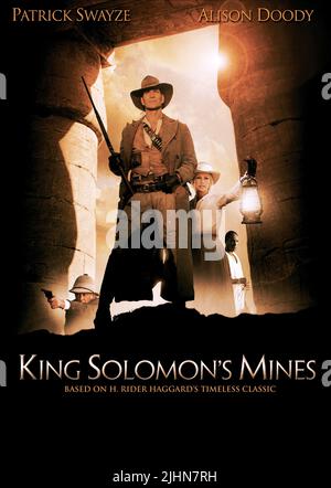 PATRICK SWAYZE, ALISON DOODY POSTER, King Solomon's Mines, 2004 Foto Stock
