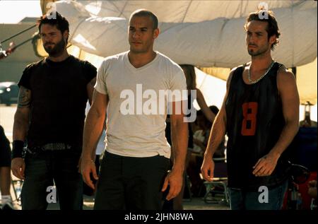 MATT SCHULZE, vin diesel, JOHNNY STRONG, The Fast And The Furious, 2001 Foto Stock