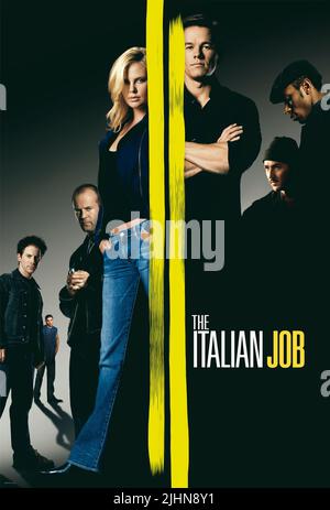 CHARLIZE THERON, MARK WAHLBERG, il job italiano, 2003 Foto Stock