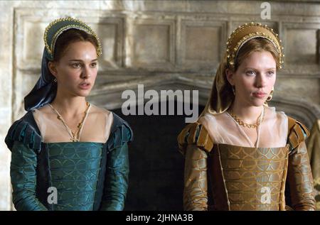 NATALIE PORTMAN, Scarlett Johansson, l'altra ragazza di Boleyn, 2007 Foto Stock