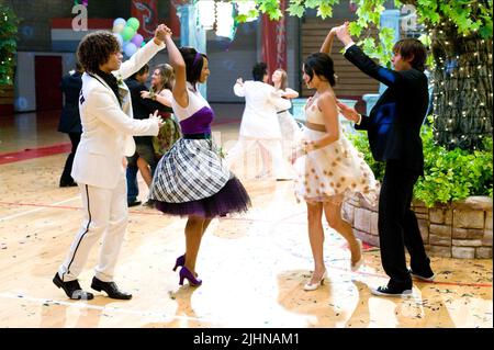 CORBIN BLEU, Monique Coleman, Vanessa Anne Hudgens, Zac Efron, HIGH SCHOOL MUSICAL 3: Senior Year, 2008 Foto Stock