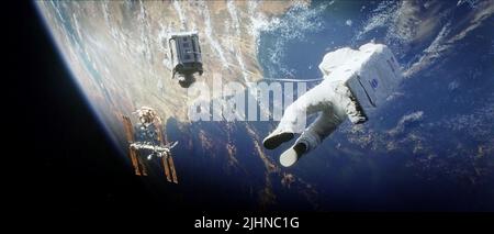 GEORGE CLOONEY, Sandra Bullock, gravità, 2013 Foto Stock